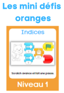 Mini défis oranges Scratch Jr