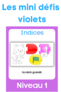 Mini défis violets Scratch Jr