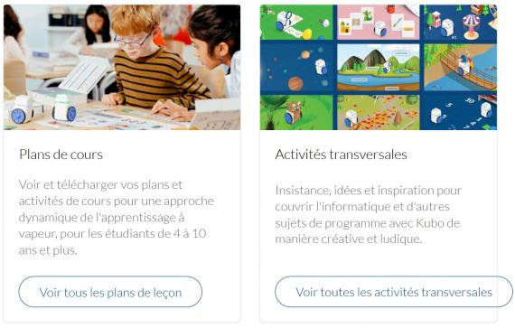 Plans de cours et activités KUBO