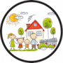 Thème à TIC sur la famille et les maisons